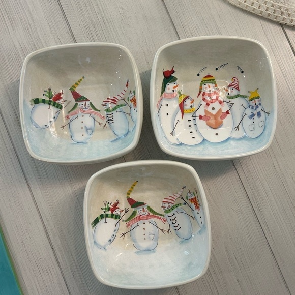 3pc Set of JC Penny Home Collection Bowls
Snow Family Fun Collection - Picture 1 of 14